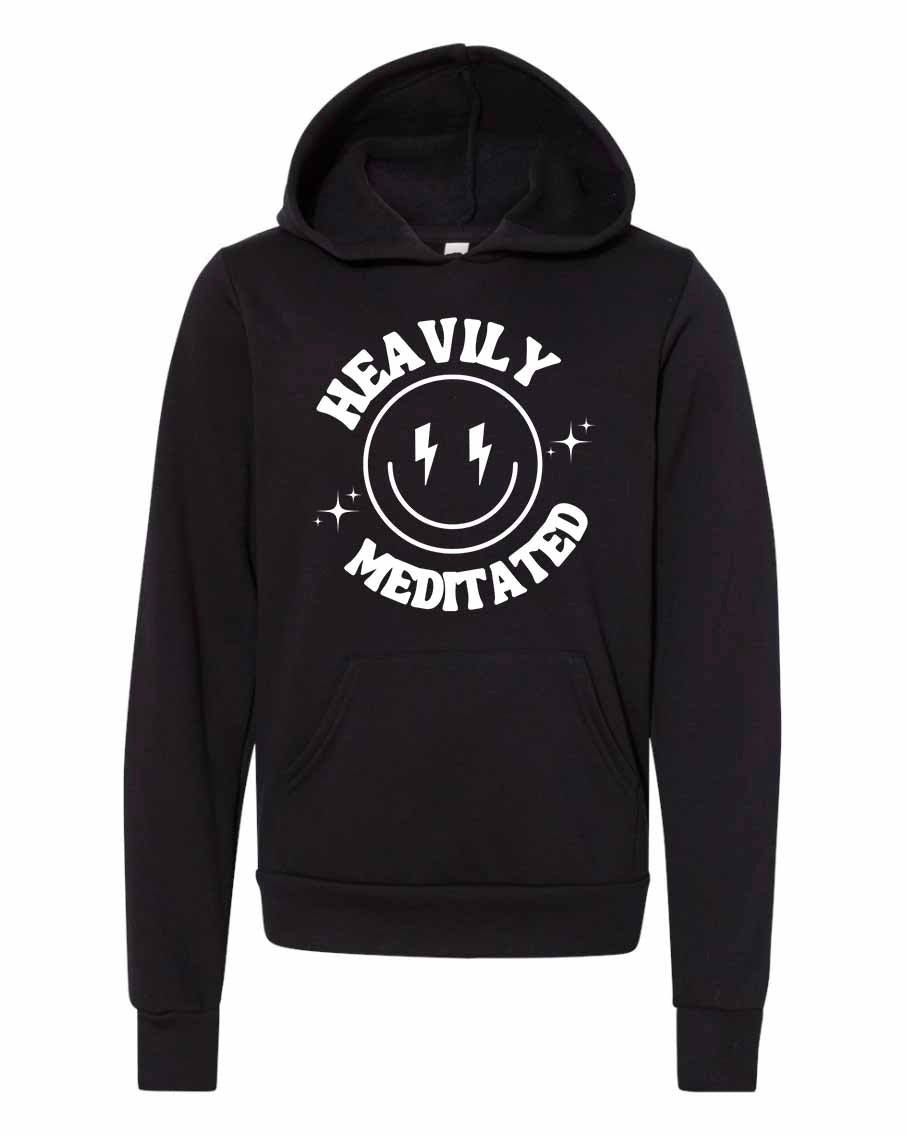 Heavily Meditated Smile Hoodie