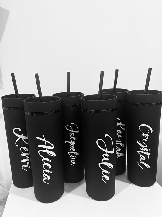 MATTE TUMBLERS- NAME/PERSONALIZATION