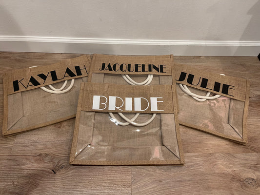 BACHELORETTE PARTY BEACH BAGS