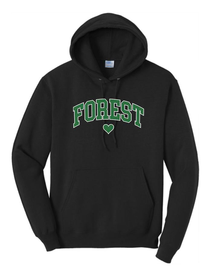 FOREST AVE HEART HOODIE