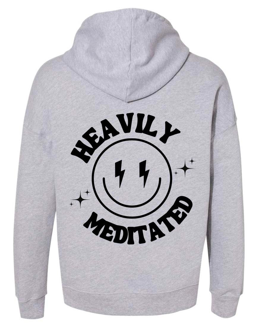 Heavily Meditated Smile Hoodie