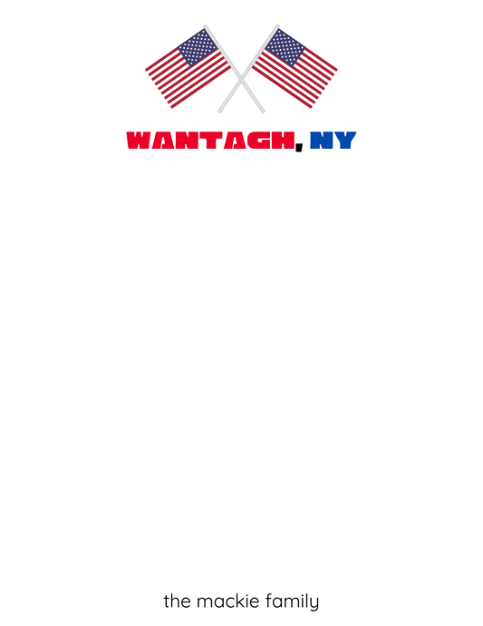 DOUBLE FLAG NOTEPAD