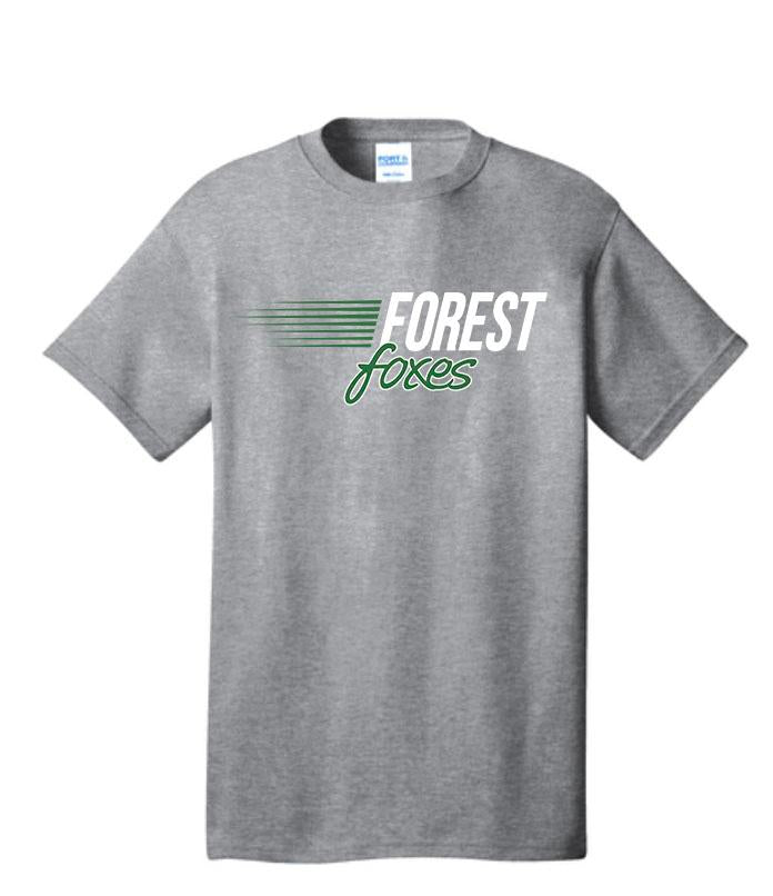 FOREST AVE LINES TEE SHIRT-GREY