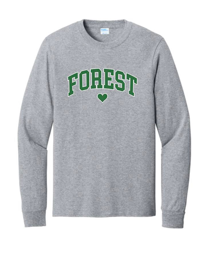 FOREST AVENUE HEART LONG SLEEVE TEE